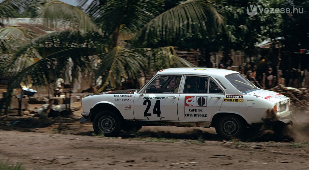 Jean Todt, a Ferrari későbbi csapatfőnöke is navigált rali 504-ben Makinen mellett