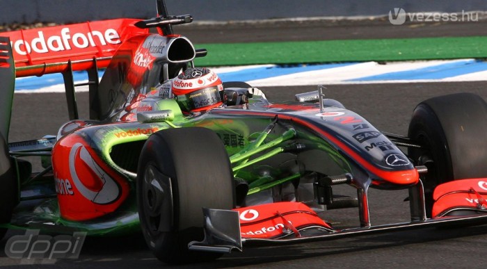 Neonzöld lett a McLaren 1
