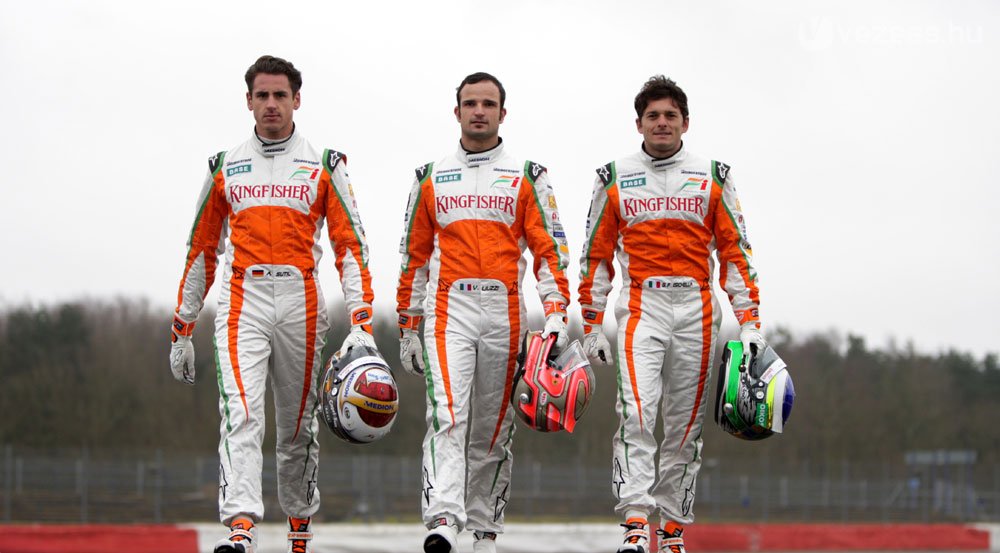 Sutil, Liuzzi, Fisichella - maradt a tavalyi felállás