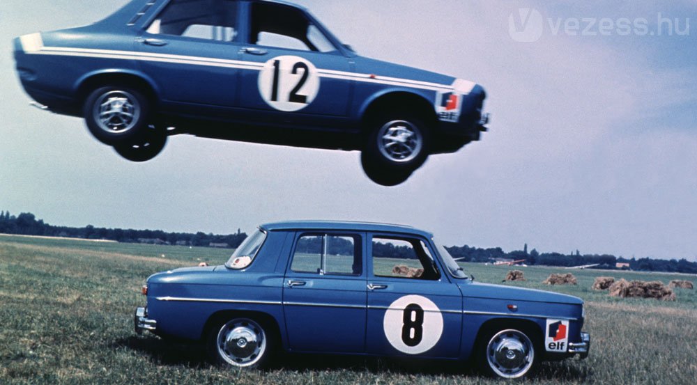 Renault 8 (alul) és 12-ből is volt