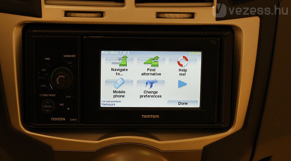 Hordozható navigáció Toyotákhoz 4