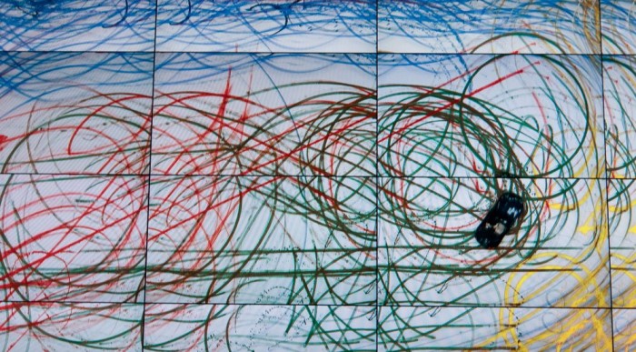 Festés vászonra autókerékkel 6