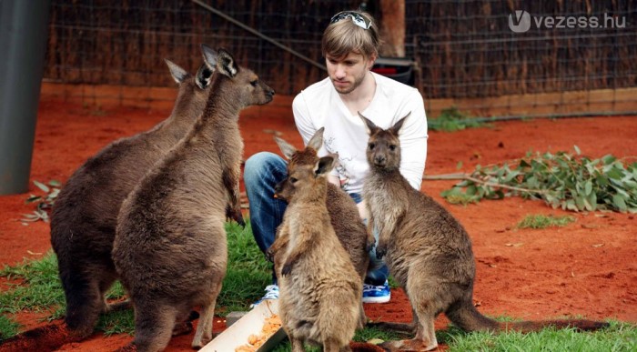 Heidfeld a helyiekkel barátkozik