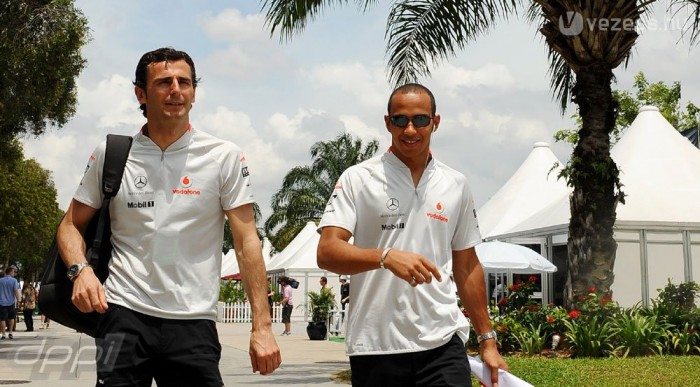 Hamilton itt még a kizárás előtt