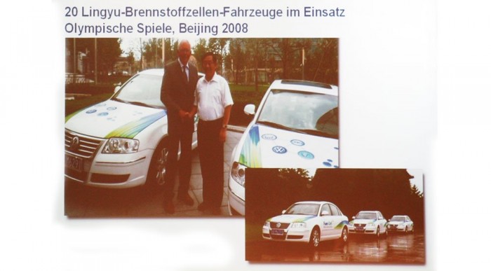 A pekingi Olimpiára készült hidrogéncellás Passatok