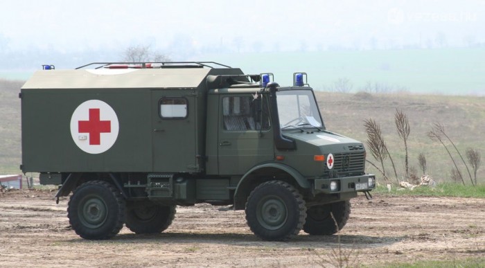 Szívünk csücske a vöröskeresztes Unimog