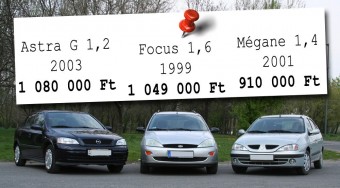 Egymillióból: Astrát, Focust vagy Mégane-t?