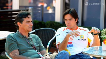 Apuci megvédi a kis Piquet-t