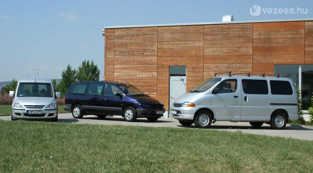 A Hiace a legmegbízhatóbb, de a Combo is jó