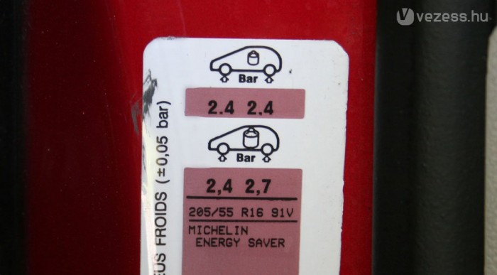 Üresen is jó a maximális terhelésre ajánlott érték, pár decit jelent mínuszban