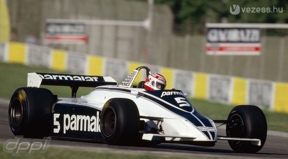 1981 - Nelson Piquet minden idők egyik legszebb F1-esében, a Brabham BT49-ben