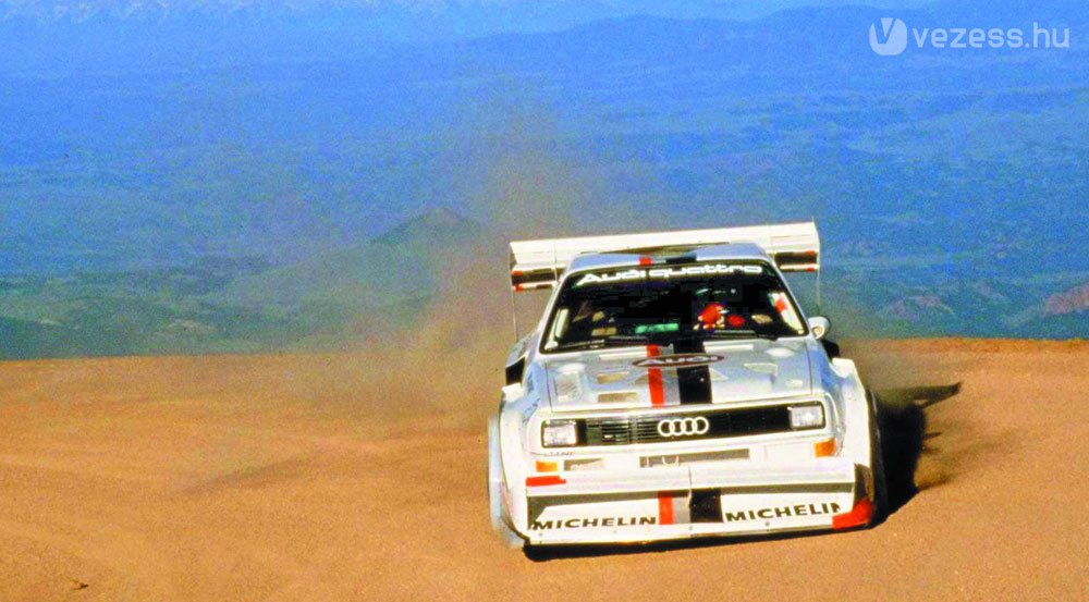 Walter Röhrl porol 1987-ben a Pikes Peak amerikai hegyiversenyen