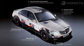 Szuperbiztonságos autó a Mercedestől