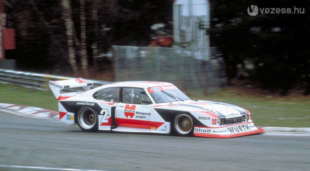 Egy Zakspeed Capri a Nürburgringen 1981-ből, Klaus Ludwiggal