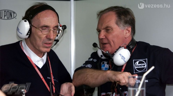 Frank Williams a csapat másik tulajdonosával Patrick Headdel