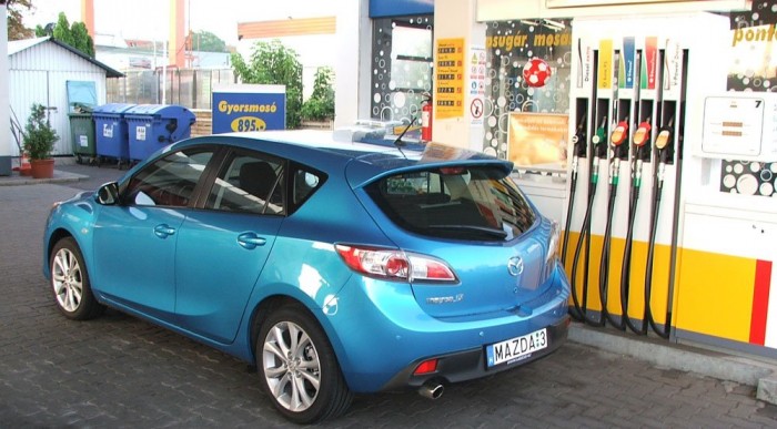 7,8 liter lett a tesztfogyasztás