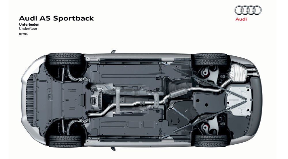 Audi A5 alulról