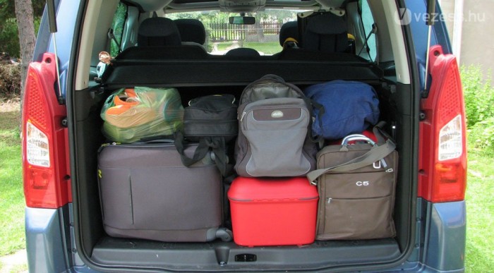 Egyhetes túrára felkészítve a kalaptartó üres!