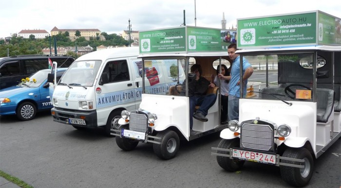A Margit-szigeten bérelhetjük az ElectroAuto Kft. építését.