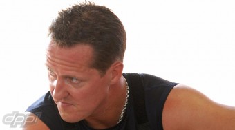 2007-es Ferrarit tesztel Schumacher