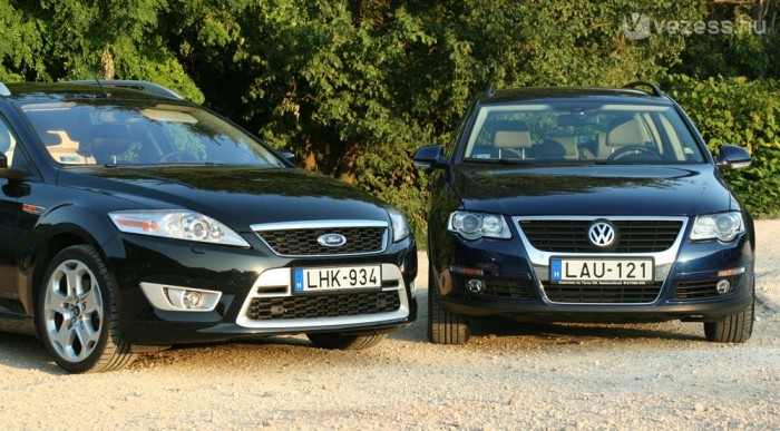 2005 óta fut a Passat B7, 2007-től a Mondeo