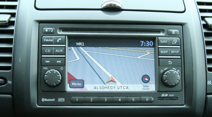 Új az érintőképernyős navigációsrendszer 