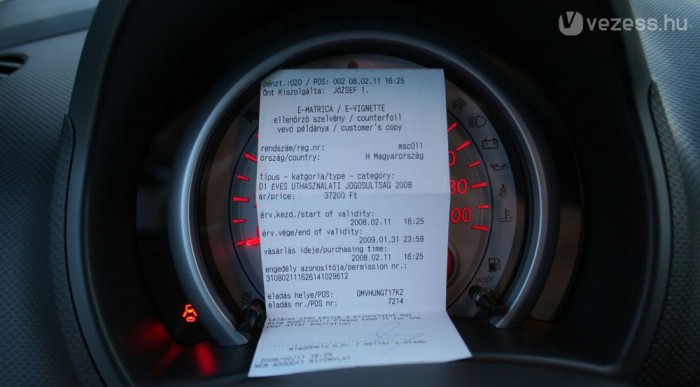 Fizetni kell az autópályáért, négy napra 1530 Ft