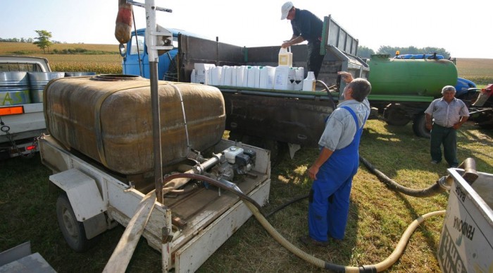 Készül a permetlé