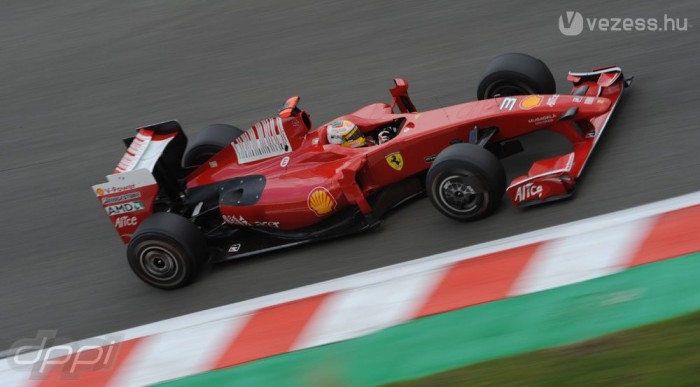 A kavicságyban fejezte be az időmérőt