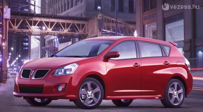 Ez a Pontiac Vibe, testvére a Toyota Matrix