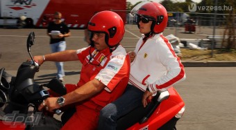 Életmentő sisak Fisichellának