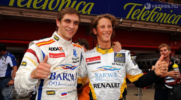 Grosjean nélkül csak Petrov volt ellenfél