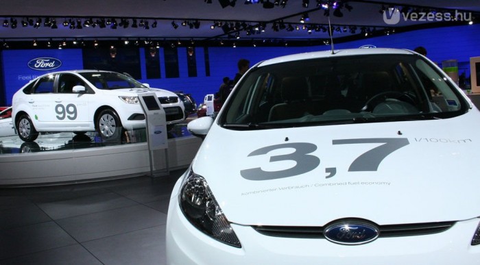 A Fiesta Econetic csak 3,7-et fogyaszt