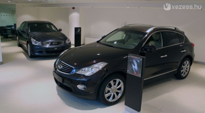 A kisebb SUV az EX, a G a szedán és a kupé