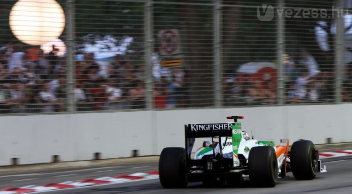 A Force India visszaköltözött a mezőny végére