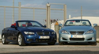 Teszt: BMW 330d vs. Lexus IS 250C