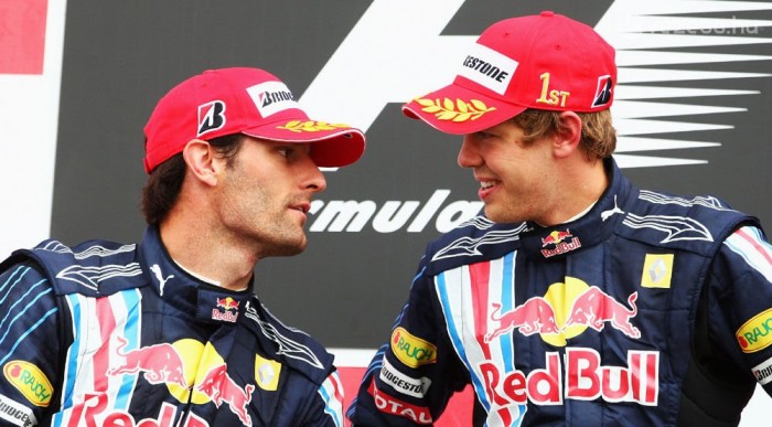 Webber Vettel hátvédje lesz