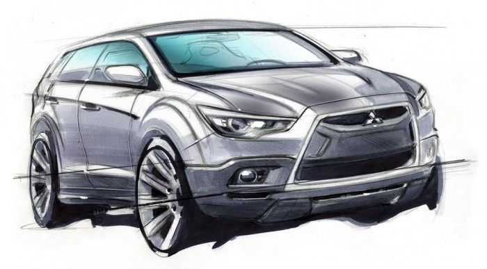 Ígéretes rajz egy új Mitsubishiről