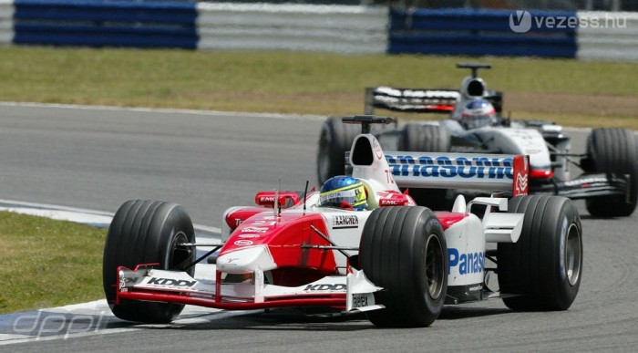 Da Matta 2003-ban már vezetett is