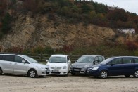 Végeredmény: a Scénic a győztes, egyformán jó a Verso és a Mazda5, negyedik a Zafira