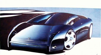 Überautón dolgozik a Lamborghini