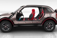 Mindjárt kész a MINI terepautója 16 Emelt hasmagasság és 4x4 segít terepen