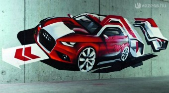 Falfirka lett az Audi A1-ből - videó