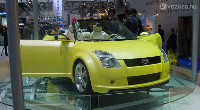 Nem stimmelt a Swift neve 14 | Vezess Két tanulmány vezette fel a mai Swiftet. A kabrió Concept S2 Frankfurtban, 2003 őszén