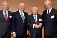 Detlef Wittig (b.), Ferdinand Piëch, Osamu Suzuki, és Martin Winterkorn