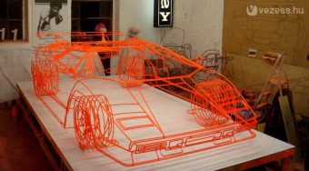 Lamborghini drótból