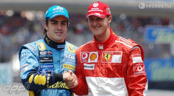 Alonsót ösztönzi Schumacher 3 | Vezess Visszatér a nagy ellenfél