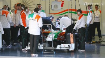 A Force India is lemarad a tesztről