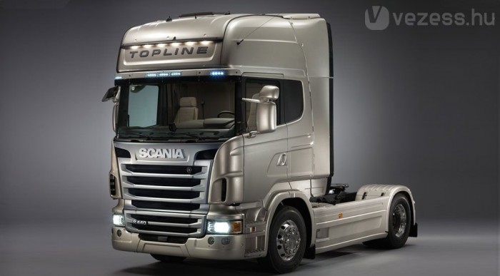 A verseny fődíja, egy Scania R