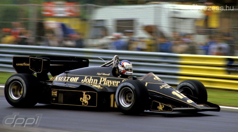 Mansell a JPS-lotusban